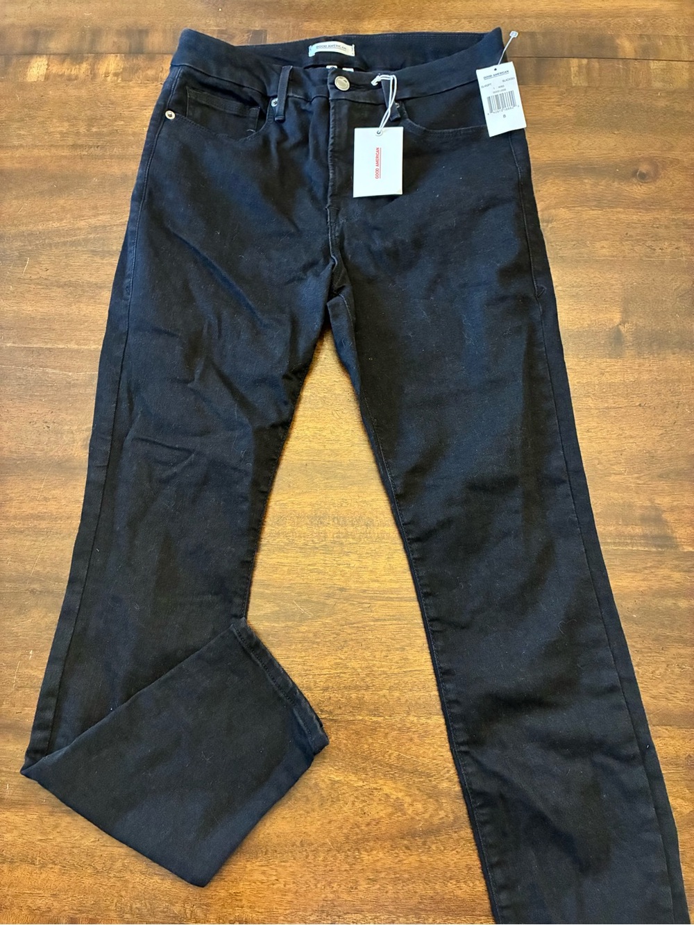 Good American Good Legs Skinny Jeans 8 29 Black New NWT
